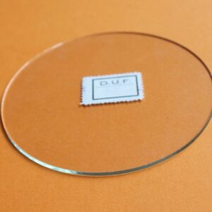 plat rond glas van 58 mm