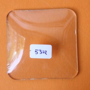 Oud bol vierkant glas, 53 x 53 mm