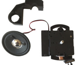 UTS quartz met melodie, speaker en slingermechanisme, aslengte 16 mm, Duitsland