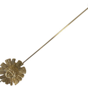 Pendulum with brass Sun for Zaanse clock or Sallander, 310 mm.