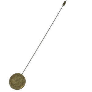 FP82 Pendulum for French pendulum, copper with steel pendulum rod with single hook