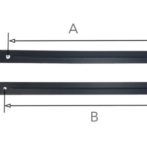 mod061 long quartz hands modern, extra wide, for extra strong quartz , 180/225 mm