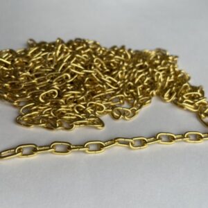 sk646. ⌀ 1.60 mm x 200 cm brass-plated iron chain