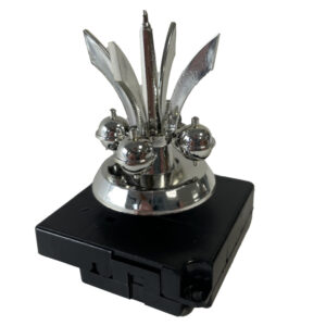 J29 Annual clock imitation motion mechanism, AA, silver color