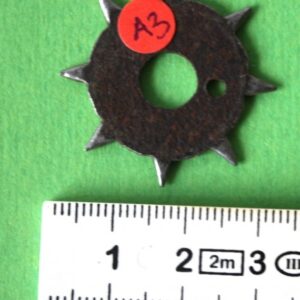 A3 starwheel with straight tooth