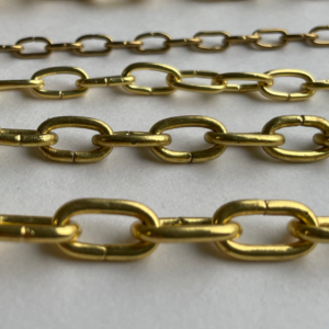 Brass and missing link chain